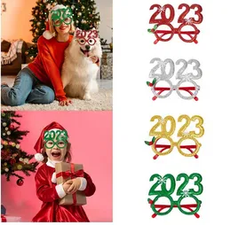 Weihnachtsdekorationen 2023 Weihnachtsbrillengestell Erwachsene Kinder Geschenk Weihnachtsmann Schneemann Brille Weihnachten Weihnachtsdekoration 2023 Neujahr Noel F0719
