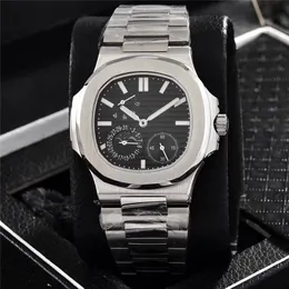 2023 MENS WATCH 40 مم تصميم ماجستير الحركة الميكانيكية يراقب الطاقة الحركية 904L سوار الصلب معصم مضيئة مقاومة للماء orologio di lusso