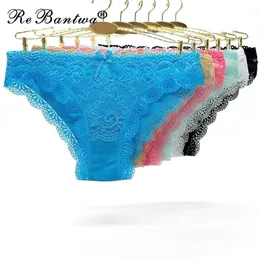 10 pcsset Women Sexy Underwear Lace Briefs Panties Super Thin Hollow Lingerie womens breathable sexy lace panties 201112