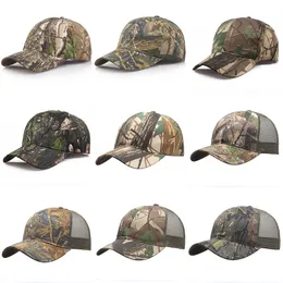 Summer Hat 9 Styles Camouflage Ball Caps Outdoor Quick-drying Cap Jungle Leaf Camouflage Snipe Baseball Hats Casquette for Men and Women
