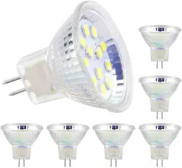 MR11 GU4 LED Lamp Bulbs Spotlight Warm White/Cold White 12V 24V SMD 2W 3W 12LEDs 18LEDs Bulb 10W 20W Halogen Light H220428