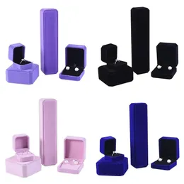 Square Jewelry Box Set Wedding Jewellery Earring Ring Necklace Bracelet Holder Protable Storage Cases Gift Packing Box