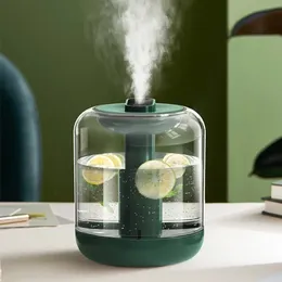 Umidificatore d'aria da 1000 ML 2000 mAh Diffusore di aromi ricaricabile Olio essenziale Luci a 7 colori Nebbia fredda Può aggiungere Fiori Frutta