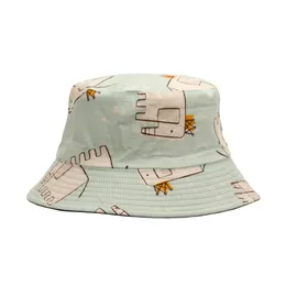 Berets Cartoon Animal Hat Polar Bear Sunshade Elephant Design Breathable Pig Fisherman HatBerets