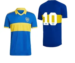 22-23 Boca home 2022 maglie da calcio personalizzate di qualità tailandese custom kingcaps 10 Salvio 9 Benedetto 11 SALVIO 6 Marcos Rojo 10 CARLITOS 22 VILLA usura all'ingrosso