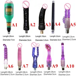 sexy Machine Vibrators 3XLR Attachments Big Dildo Huge Penis Anal Beads Buttplug Suction Cup Toys For Women Men Accessories