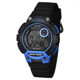 Wristwatches 2022 Men Sports Watches LED Digital SHHORS Big Dial Electronic Watch Waterproof Clock Orologio Uomo Erkek Kol Saati