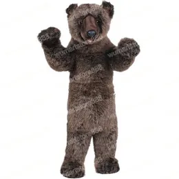 Costumi Halloween Grizzly Bears Costume mascotte Tema dei cartoni animati Personaggio Carnevale Festival Vestito operato Taglia adulti Natale Festa di compleanno Supera