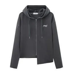 Jungkook Zipper Sweatshirtルーズ韓国通りの路面輪プリントフード付きカーディガンコートJimin Zip Hoody L220812