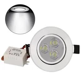 LED Dimble Downlight Super Bright Deculed 9W 12W 15W 21W lysdioder Spot Light Disessed Taklampan AC 110V 220V AC85-265V