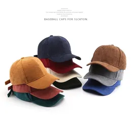 Stingy Brim Hats Topi Baseball Fashion Flecplankton untuk Pria dan Wanita Kasual Olahraga Luar Ruangan Musim Gugur Korduroi Uniseks 220618