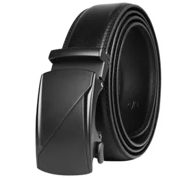 Cintos de cinto de cinto genuíno de couro genuíno 47 '' 120cm Slide Buckle Ratchet Corte ajustável para caber Casual de vestido