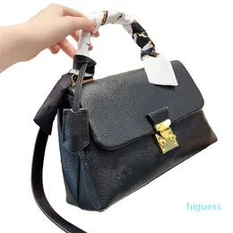 2022-Klassische Tasche Hochwertige, bezaubernd kompakte Tasche Empreinte-Leder mit abnehmbarem Riemen Handtaschen Schultertaschen