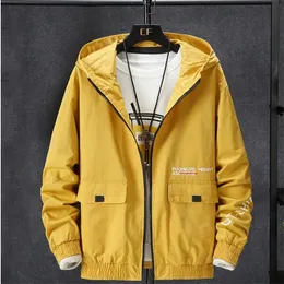 2020 fashion jacket SpringAutumn men's new hooded with letter Windbreaker fashion men's outerwear T200502