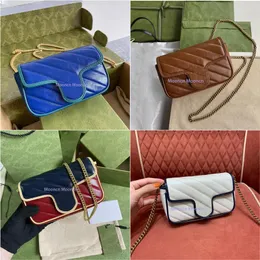 women's wedding bags Luxury 574969 476433 Marmont Shoulder Crossbody Bags 5A Real Leather designers Fashion Purses ladies handbags