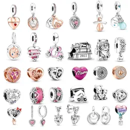 925 Silver Sterling Charm Made Acessórios Designer de joias personalizadas contas femininas miçangas em forma de pandora charms pulseira faça você mesmo acessórios de joias