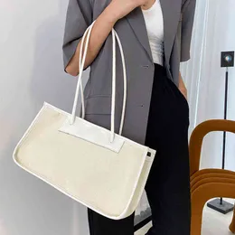 Evening Bags Handbags Women Shopper Tassen Mode Dame Zachte Shoulder Bags Koreaanse Canvas Zomer Avond Luxe Designer Crossbody Bag 220416