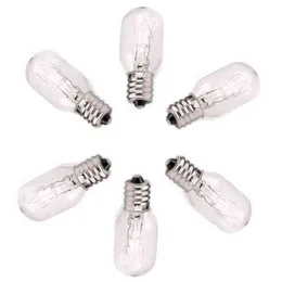 E12 E14 Screw CapT20 T6.5 Small Edison Incandescent Bulbs for Himalayan Salt Rock Basket Lamps 120V 220V 15W 20W 25W Night Light H220428
