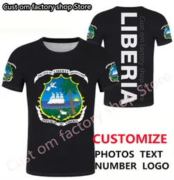Liberia t shir diy bedava cusom isim numarası yaz syle erkekler kadın moda kıyı kolu komik t shirs casual shir 220616