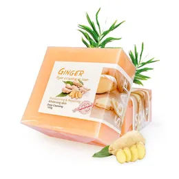 Bath Soaps Moisturizing and Repairing Whitening Skin Plant Ginger Extracts Handmade Soap SN4469