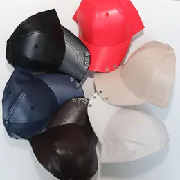 New Leather Snapback Caps Exclusivo Design Personalizado Brands Cap Homens Mulheres Ajustável Golf Baseball Hat Casquette Chapéus