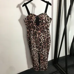 LUXURYS LOPARD Women sukienka seksowna sukienka bez rękawów Sukienki Summer