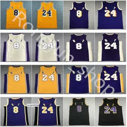 Mesh Mesh Men Men Vintage Bryant Bryant Jerseys White Black Purple Camo Fashion قمصان أعلى جودة خياطة احتضان قمصان