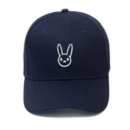 Bad Bunny Baseball Cap Männer Frühling Rapper Hip Hop Papa Hut 100 % Baumwolle Gorras Unisex Gestickte Knochen Hüte 220511