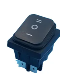 Integrerade kretsar 10st Vattentät Rocker Switch DPDT (ON-OFF-ON) IP65 Nominell Svart Bra Qua