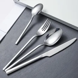 Ensembles de vaisselle Ensemble de luxe Cutlery Steel Quality Table Varelle Couteaux Forks Dîner Western RestaurantDinnerware SetSdinnerware