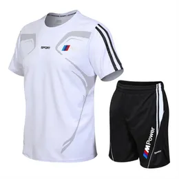 2 PCSセットメンズトラックスーツジムフィットネスバドミントンスポーツスーツ服ジョギングスポーツウェアエクササイズワークアウトセットスポーツウェア220520