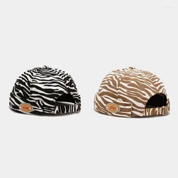 Ball Caps Koreanse Nieuwe Zebra Streep Cap Mannen En Vrouwen Straat Trend Hip Hop Hoed Retro Mannelijke Mutsen Voor Capball