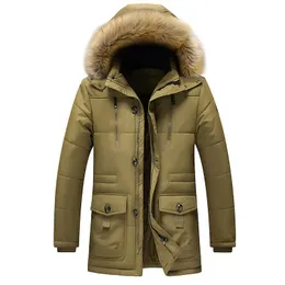 남자 다운 파카 니스 남자 두껍게 재킷 따뜻한 겨울 방풍 재킷 코트 캐주얼 남성 파카 후드 아웃복 면봉 재킷 멘스