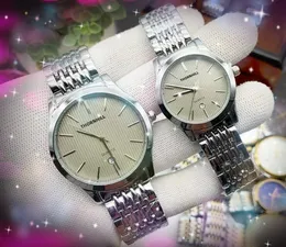 Para popularna damska linia szkieletu zegarki kwarcowe kalendarz kalendarz pary importowane kryształowe lustro proste na rękę