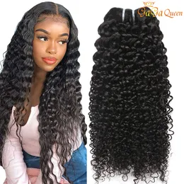 Indian Curly Virgin Hair 100% Surowe Indyjskie Kinky Kręcone Human Human Wiązki