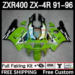 Kit de carrocpimento para kawasaki ninja zxr-400 zx 4r Cowling zxr 400 cc 400cc 12dh.103 zx-4r zxr400 91 92 93 94 95 96 zx4r 1991 1992 1993 1994 1995 1996 1996