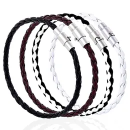 Kreative Versicherung Magnetische Armband Männer und Frauen Leder Seil Geflochtenes Leder Armband Paar Armband Schmuck