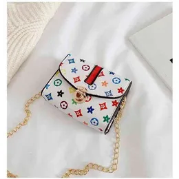 6 Colors Kids Bag Fashion Designer Flower Mini Square Beautiful Pop Girl Princess Messenger Bags Accessories Purse Wallet Handbag G308