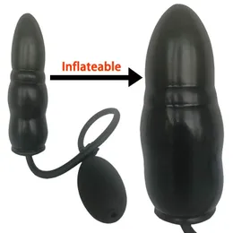 Sex toys masager toy Toy Massager Inflatable Anal Plug Expander Dildo Huge Butt Pump Dilator Stimulator Adult Products Toys for Women Men Ass KZZ4 9MN3