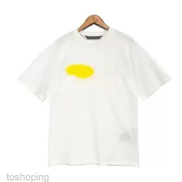 Palms Designer Herren T-Shirt Marke Tops Angel T-Shirt Pa Damenbekleidung Liebe Spray Brief Kurzarm Frühling Sommer Flut T-Shirts Schwarz 8b