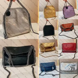 mccartney falabella stella bag mini tote woman metallic sliver black tiny shopping bag women Handbag high quality leather Shoulder Bags