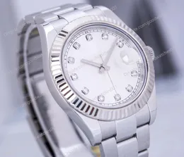 Relógio asiático de alta qualidade 2813 Relógios requintados mecânicos automáticos de 41 mm de diamante de diamante de luxo de aço inoxidável Sapphire Glass Dobring Grosp