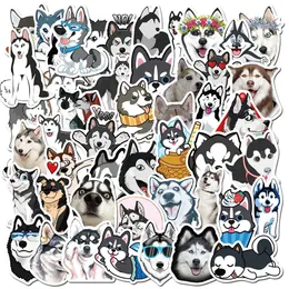 50pcs Husky Stickers Skate Accessories Waterproof Vinyl Cute Dog Sticker for Laptop Phone Case Beer Water Bottle Computer Car Sticker Decals