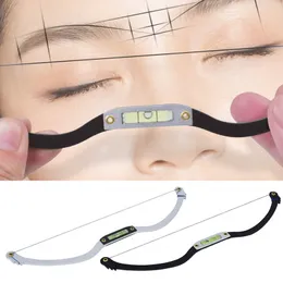 Metal Eyebrow Positioning Semi-Permannet Line Ruler Other Tattoo Supplies Horizontal Eyebrows Rulers Microblading Level Tattoo Bow Rule