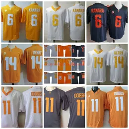 6 Alvin Kamara 14 Eric Berry 1 Jason Witten Jersey 11 Joshua Dobbs 16 Peyton Manning Jersey 2022 NCAAテネシーボランティアステッチカレッジフットボールジャージ