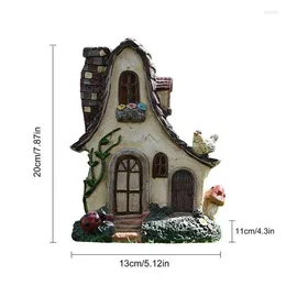 Innenarchitektur Fairy Garden Accessoire Safe Haus Miniatur Figur Nicht vervollständigtes Dekoration Harz Home Crafts DIY Ornament Decorinterior