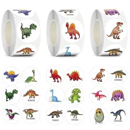 50 500PCS Cute Animal Dinosaur Naklejki dla dzieci 1 -calowy chłopiec zabawka gra urodzinowa przyjęcie na nagrodę 220716