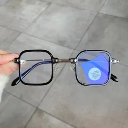 サングラスユニセックスブルーライトブロッキングコンピューターメガネ男性女性ビンテージTr90フレーム正方形アイウェアオプティカイ近視アンチアイストレイン眼鏡