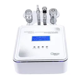 4 IN 1 No-needle Mesotherapy Device Led Light Photon Electroporation Anti-aging RF Beauty Machine Eye Skin Care Face Lift Cooling Therapy Bio Dermapen Microneedle