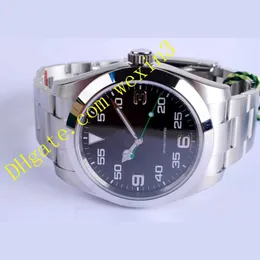 Mens relógios com relógio de luxo premium. Movimento automático de máquina automática de precisão. 40mm clássico mostrador preto, impermeável para nadar, luz de noite super brilhante